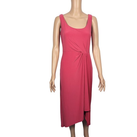 Lauren Ralph Lauren Dresses & Skirts - Lauren Ralph Lauren Women's Sleeveless Ruched Front Pink Maxi Dress Size 8P